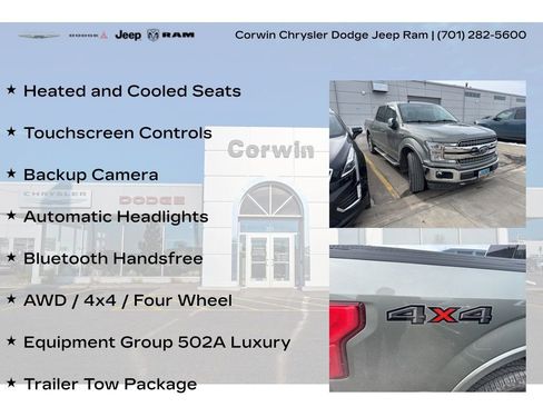 Used 2019 Ford F150 Lariat w/ Equipment Group 502A Luxury image 8