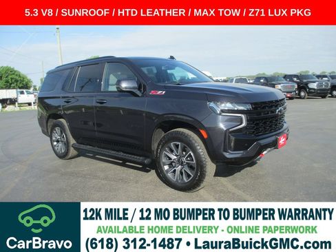 Certified 2023 Chevrolet Tahoe Z71 w/ Z71 Off-Road Package AWD/4WD image 1