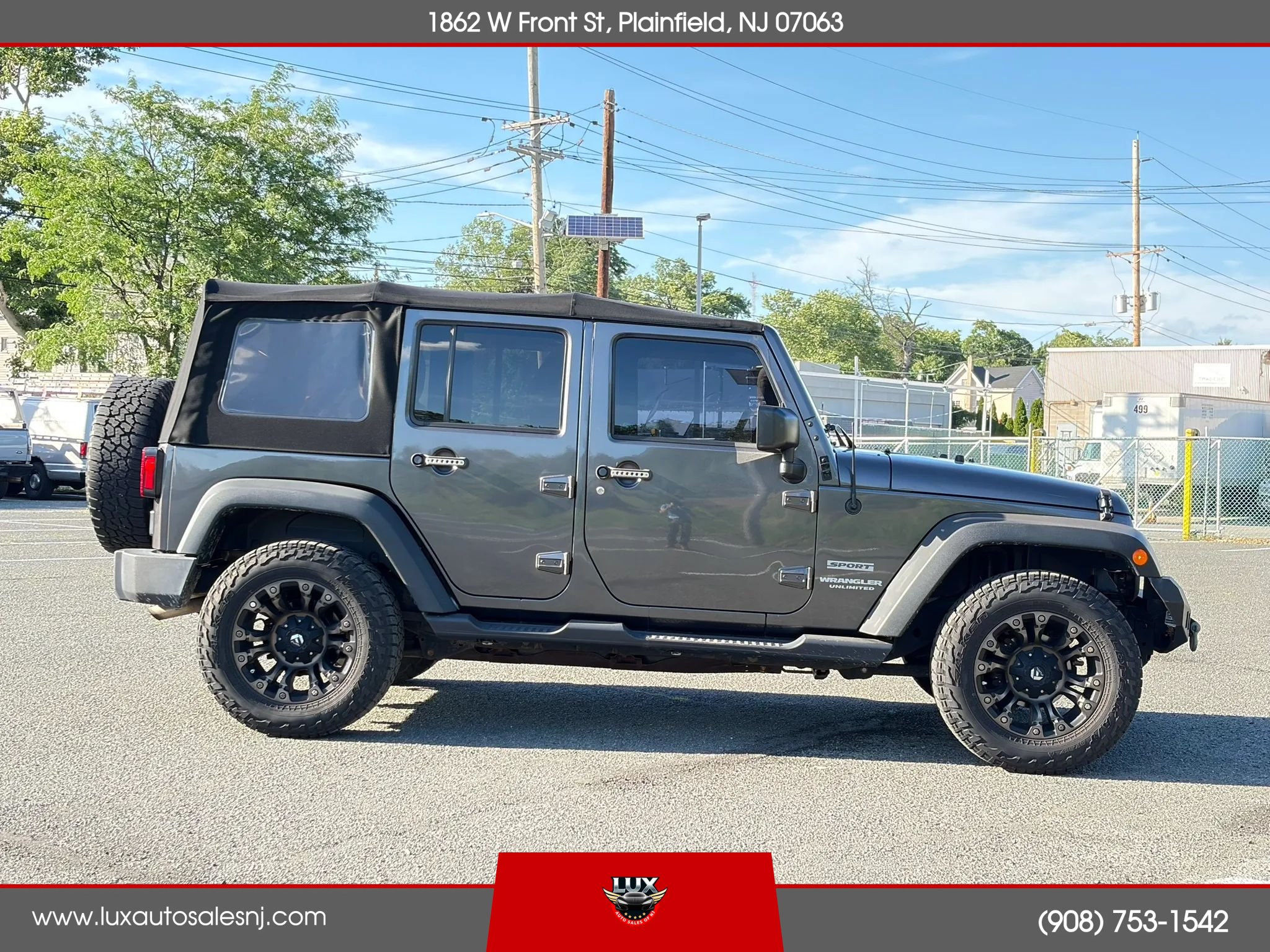 Used 2016 Jeep Wrangler Unlimited Sport w/ Quick Order Package 24S AWD/4WD image 9