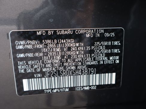 New 2025 Subaru Forester Limited image 24