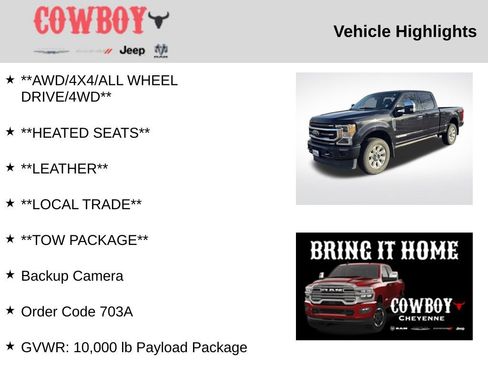 Used 2020 Ford F250 Platinum image 2