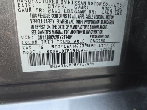 Certified 2024 Nissan Sentra SV image 39