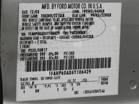 Used 2004 Ford Thunderbird image 44