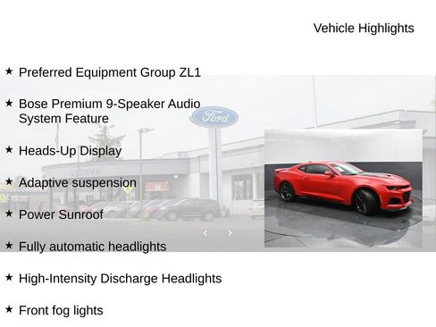 Used 2017 Chevrolet Camaro ZL1 RWD image 20
