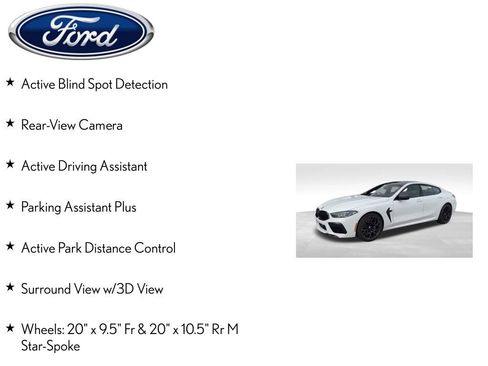 Used 2024 BMW M8 Gran Coupe xDrive Competition w/ M Carbon Exterior Package AWD/4WD image 7