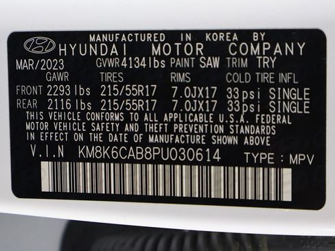 Certified 2023 Hyundai Kona SEL AWD/4WD image 41