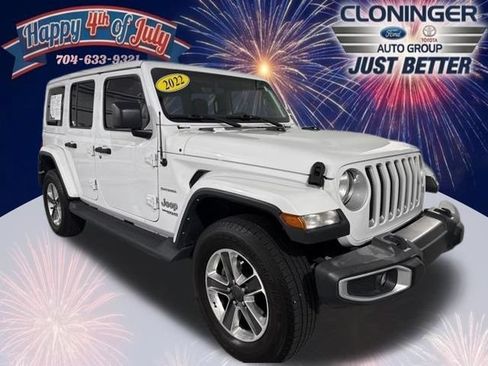 Used 2022 Jeep Wrangler Unlimited Sahara AWD/4WD image 1