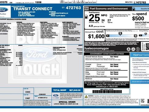 Used 2020 Ford Transit Connect XL image 9