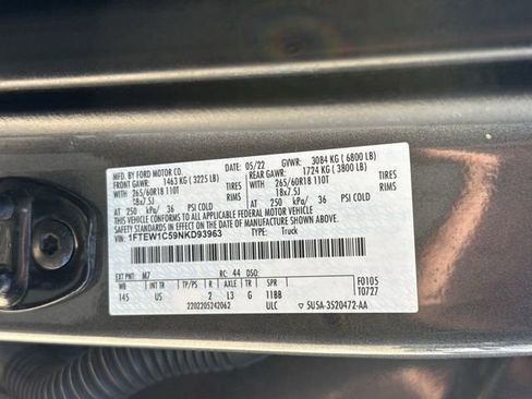 Used 2022 Ford F150 XLT w/ Equipment Group 302A High RWD image 34