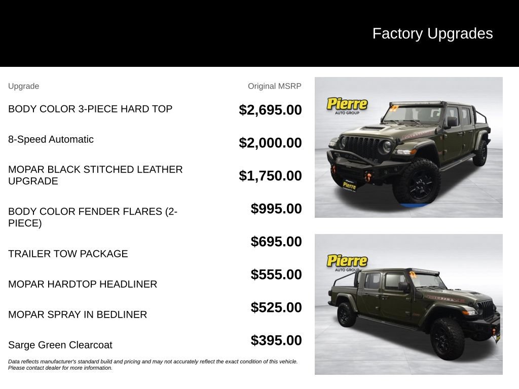 Used 2022 Jeep Gladiator Mojave w/ Trailer Tow Package AWD/4WD image 13
