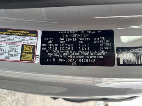 New 2026 Kia Carnival SX Prestige image 20