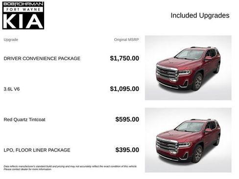 Used 2020 GMC Acadia SLE w/ Driver Convenience Package FWD image 4