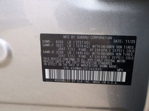 New 2026 Subaru Ascent Bronze Edition image 36