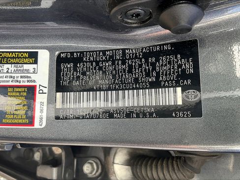 Used 2012 Toyota Camry SE image 36