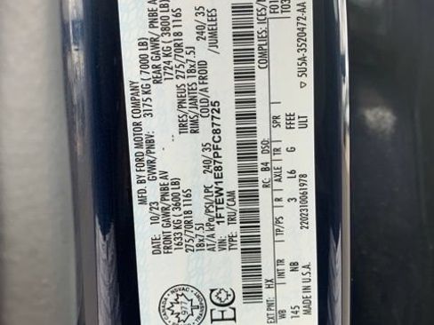 Used 2023 Ford F150 Tremor w/ Equipment Group 402A High AWD/4WD image 29