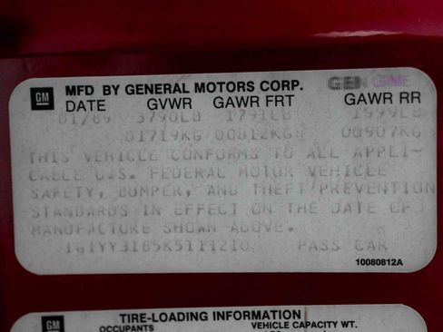 Used 1989 Chevrolet Corvette Convertible image 87