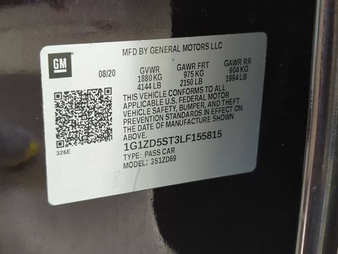 Used 2020 Chevrolet Malibu LT w/ Leather Package FWD image 28