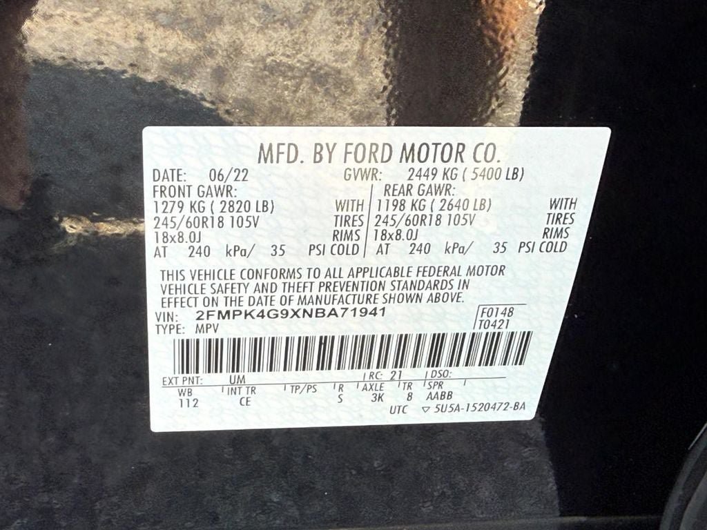 Used 2022 Ford Edge SE AWD/4WD image 25