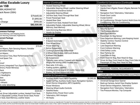 Used 2016 Cadillac Escalade Luxury image 42