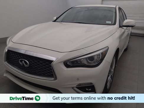 Used 2020 INFINITI Q50 Luxe w/ Essential Package (3.0T Luxe) RWD image 1