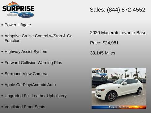 Used 2020 Maserati Levante AWD/4WD image 18