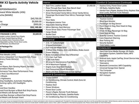 Used 2022 BMW X3 xDrive30i w/ Premium Package 2 image 23