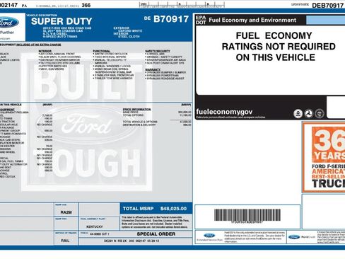 Used 2013 Ford F550 2WD Regular Cab Super Duty w/ PWR Equipment Group image 2
