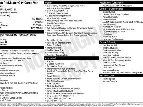 Used 2020 RAM ProMaster City Tradesman FWD image 16