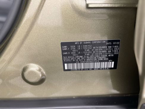 Used 2022 Subaru Outback Limited XT w/ Popular Package #2 image 11