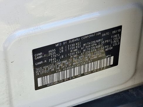Used 2019 Subaru Outback 2.5i Premium AWD/4WD image 27