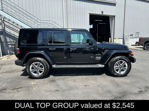 Used 2021 Jeep Wrangler Unlimited Sahara w/ Dual Top Group image 2