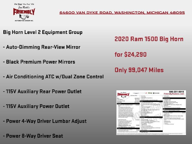 Used 2020 RAM 1500 Big Horn AWD/4WD image 4