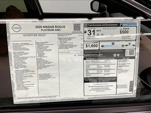 New 2026 Nissan Rogue Platinum w/ Platinum Premium Package image 39