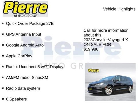 Used 2023 Chrysler Voyager LX FWD image 7