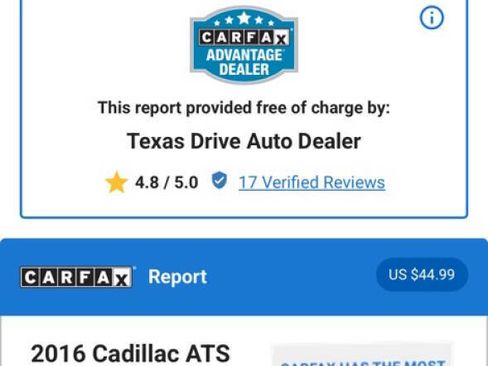 Used 2016 Cadillac ATS Luxury RWD image 32