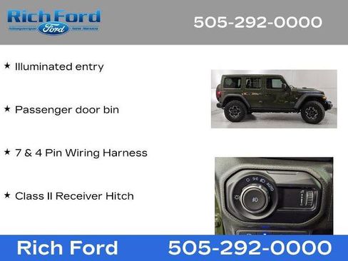 Used 2023 Jeep Wrangler Unlimited Rubicon 4xe w/ Steel Bumper Group AWD/4WD image 28