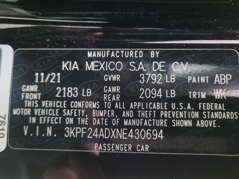 Used 2022 Kia Forte LXS FWD image 33