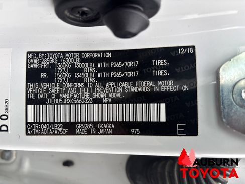 Used 2019 Toyota 4Runner SR5 Premium AWD/4WD image 14