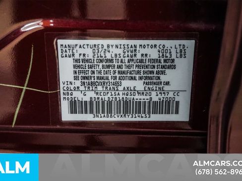 Used 2024 Nissan Sentra SV FWD image 60