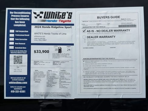 Used 2024 Honda Ridgeline Sport image 33
