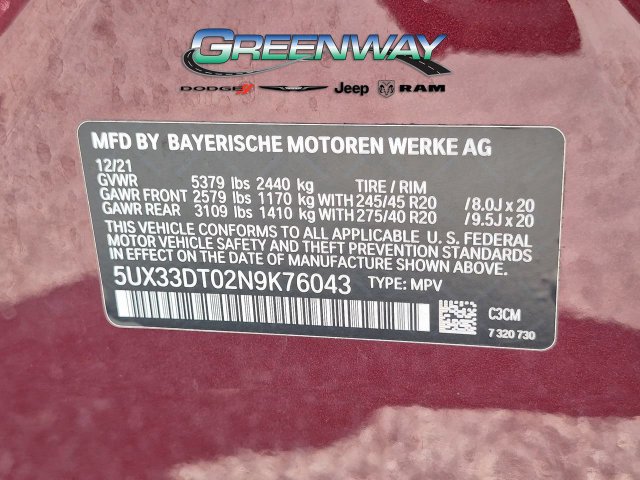 Used 2022 BMW X4 xDrive30i w/ M Sport Package 2 AWD/4WD image 29