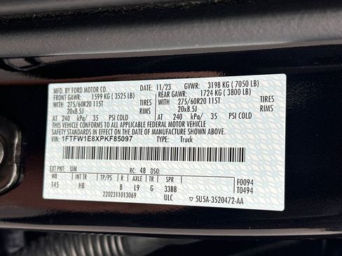 Certified 2023 Ford F150 Lariat w/ Equipment Group 502A High AWD/4WD image 34