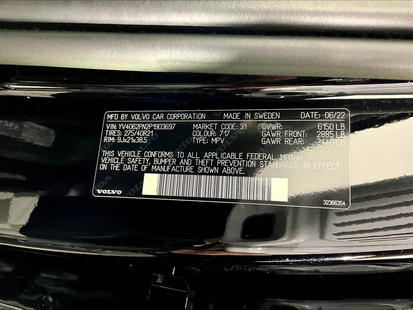 Used 2023 Volvo XC90 B6 Plus w/ Protection Package AWD/4WD image 19