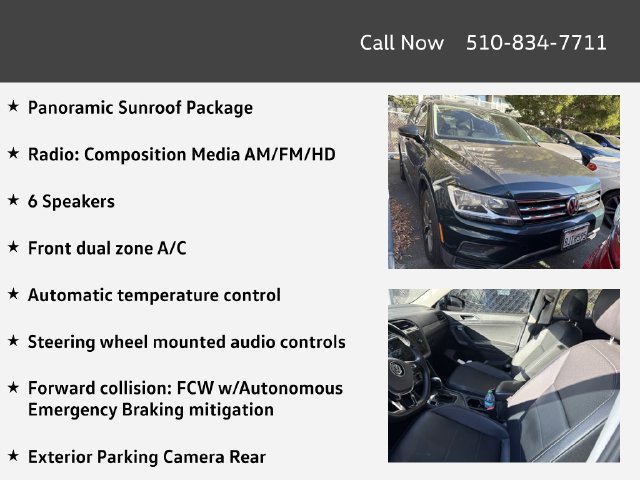 Used 2019 Volkswagen Tiguan SE w/ Panoramic Sunroof Package FWD image 4