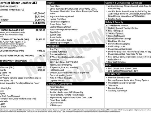 Used 2019 Chevrolet Blazer LT w/ Sun and Wheels Package image 5