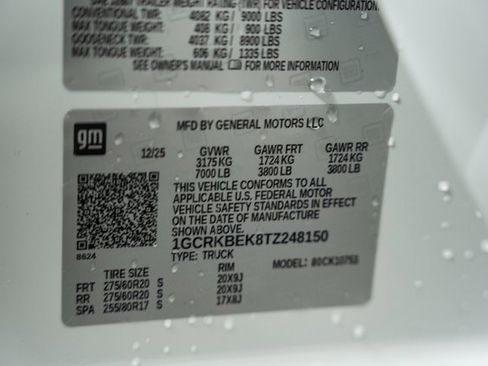 New 2026 Chevrolet Silverado 1500 Custom w/ Turbomax Blackout Package image 39