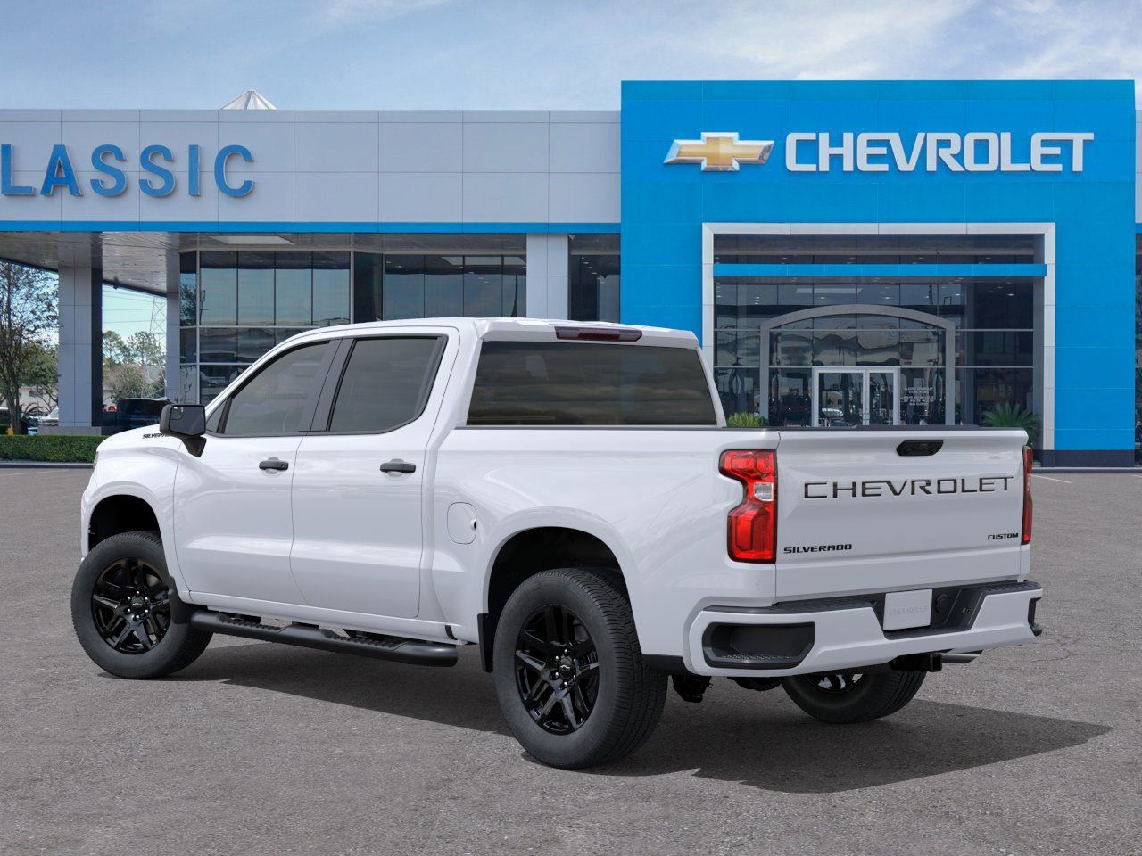 New 2024 Chevrolet Silverado 1500 Custom w/ LPO, Dark Essentials Package RWD image 3
