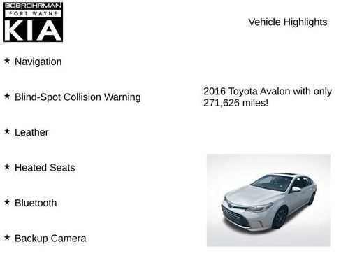 Used 2016 Toyota Avalon XLE Premium FWD image 7