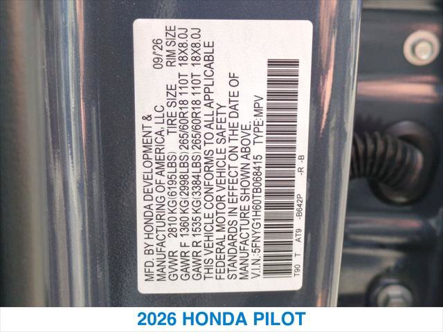 New 2026 Honda Pilot TrailSport image 27