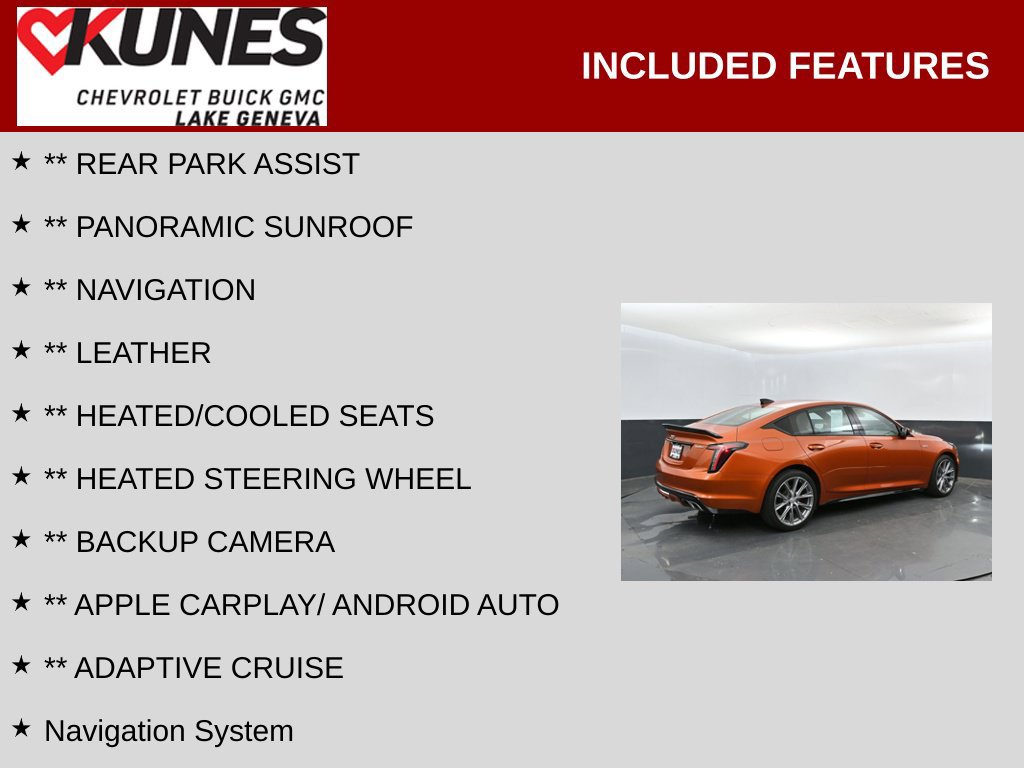 Used 2023 Cadillac CT5 V w/ Premium Package AWD/4WD image 2